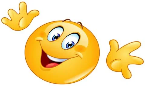 Ta da emoticon Illustrazione stock