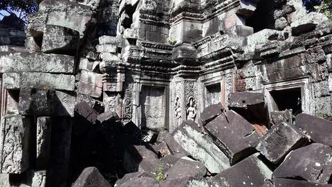 Ta Prohm, Angkor Stock Photos
