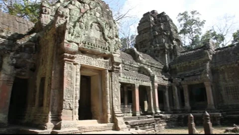 Ta Prohm Temple Stock Footage 10560075