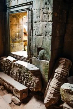 Ta Prohm temple Stock-Fotos