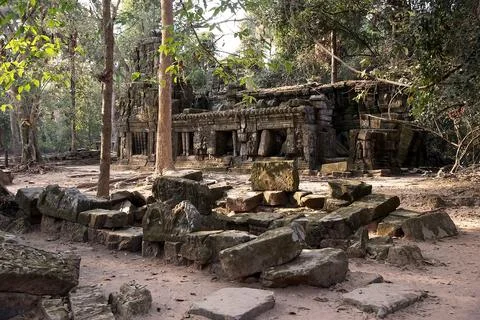 Ta Prohm temple Stock Photos