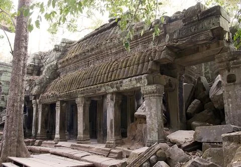 Ta Prohm temple Stock Photos