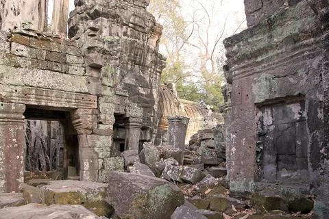 Ta Prohm temple Stock Photos