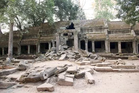 Ta Prohm temple Stock Photos