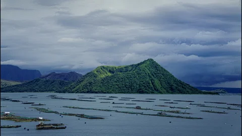 Taal Lake Stock-Footage 325682599