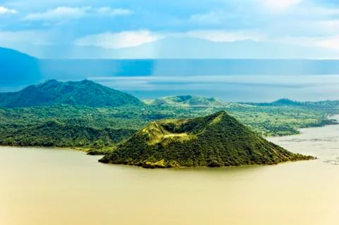 Taal volcano Foto stock
