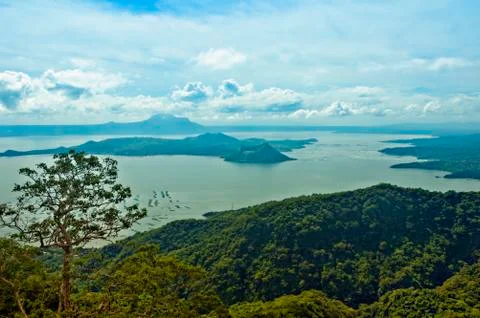 Taal volcano Foto stock