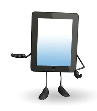 Tab character is presenting Stock Illustration