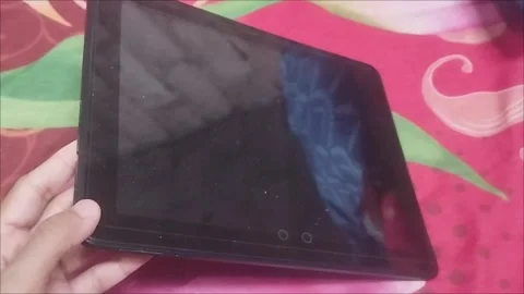 Tab electronic device for playing games Stock Footage 291471938