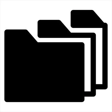 Tab glyph icon vector illustration isolated on white background Illustrazione stock