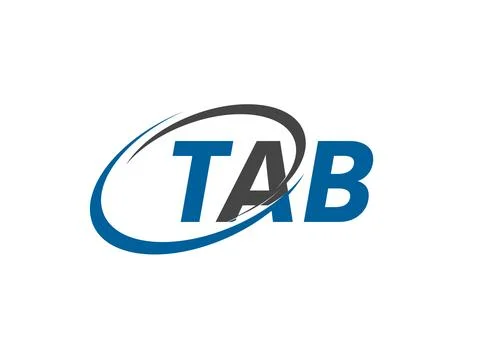 TAB initial letter logo design, vector template Stock Illustration