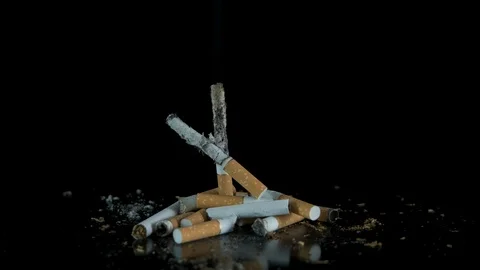 Tabacco death. Stock Footage 126984264