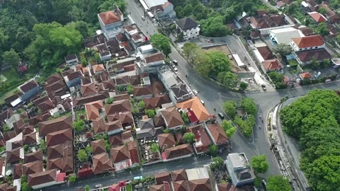 Tabanan City From the Above Stock Footage 293175692
