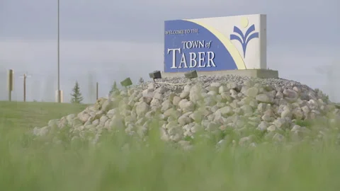 Taber Alberta sign Stock-Footage 285568199
