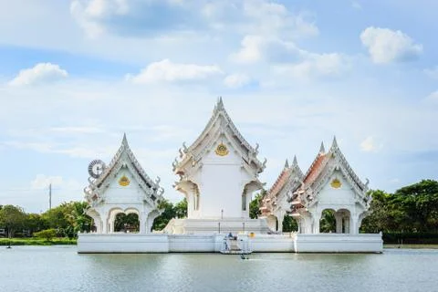 Tabernacle on a lake Stock Photos