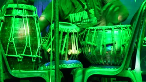 Tabla Masters Green Stage Stockbeeldmateriaal 328522721
