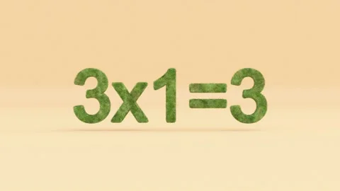 Table of 3 in isolated background Stock Footage 137052601