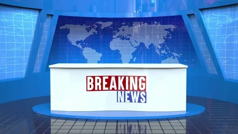 Table And Breaking News Banner Backgroun... | Stock Video | Pond5
