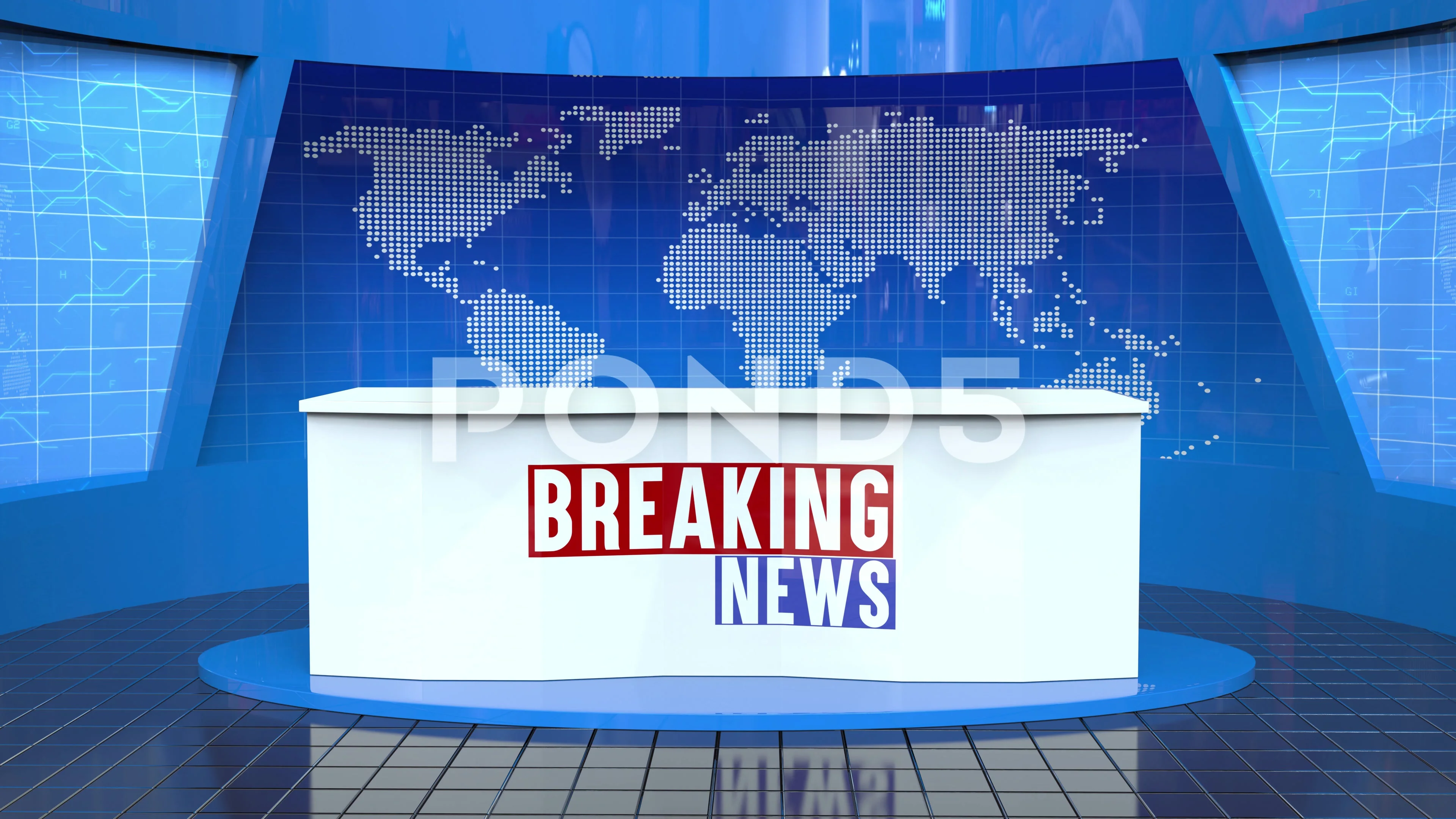 News Desk Background Stock Footage Royalty Free Stock Videos Pond5