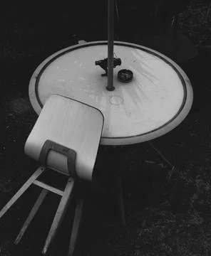 Table and chair Stock Photos