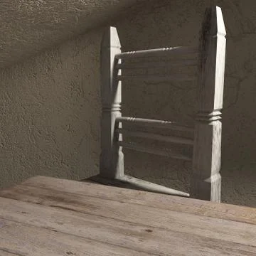 Table and chairs Illustrazione stock