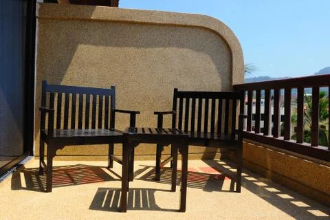 Table and chairs Stock Photos