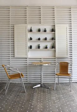 Table and chairs Stock Photos