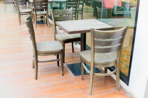 Table and chairs Stock Photos