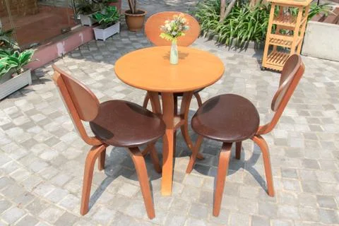 Table and chairs Stock Photos