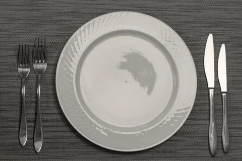 Table appointments in the restaurant Stock Photos