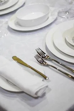 Table arrangement Stock Photos