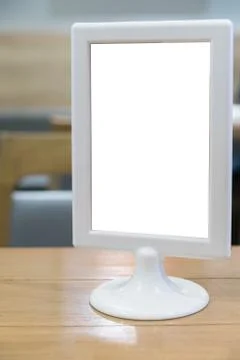 Table banner, some white space for text Stock-Fotos