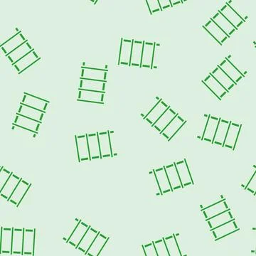 Table bathroom interior glyph seamless pattern Stock Illustration