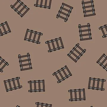 Table bathroom interior vector seamless pattern Stock Illustration