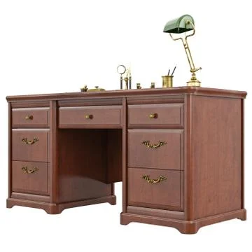 Table cabinet classic style Illustrazione stock