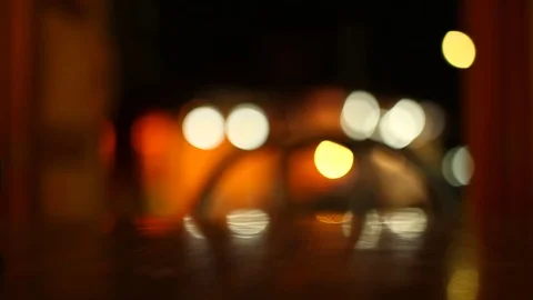 On the table at cafe blurred background Stock Footage 78038229