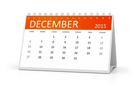 Table calendar Stock Illustration