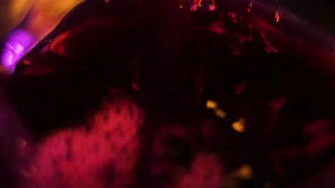 Table candles wine glasses Stock Footage 144065493