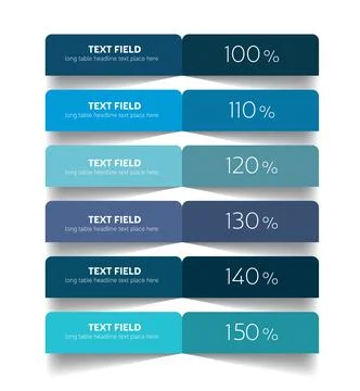 Table, chart, schedule design template. Vector banner. Stock Illustration