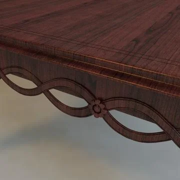 Table Classic 3D Model