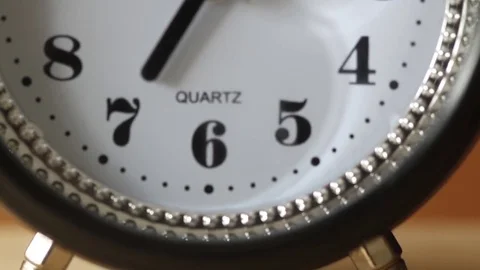 Table clock Stock Footage 77047535