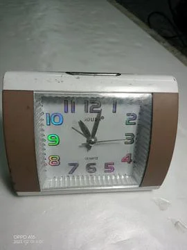 Table clock Foto stock