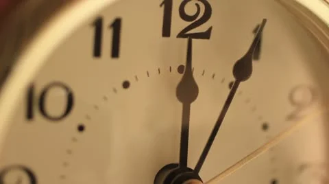 Table Clock - Timelapse Stock Footage 10564542