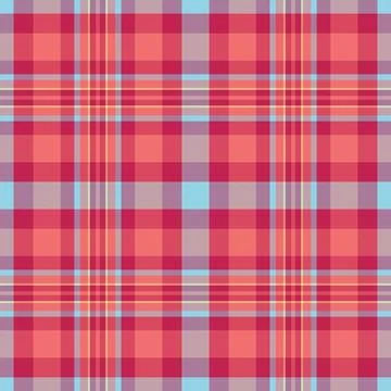 Table cloth background vector seamless, womens fashion texture check fabric.. Stock Illustration