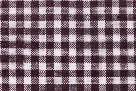 Table cloth with brown grids Foto stock