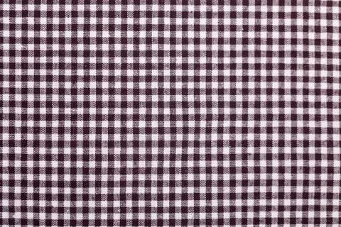 Table cloth with brown grids Foto stock