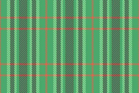 Table cloth check vector textile, mint plaid tartan seamless. Teenager patt.. Stock Illustration