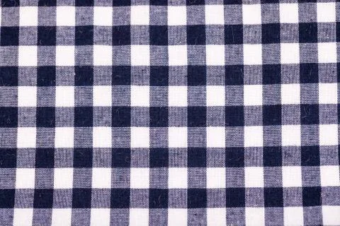 Table cloth with grey grid Foto stock