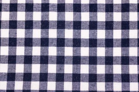 Table cloth with grey grid Foto stock
