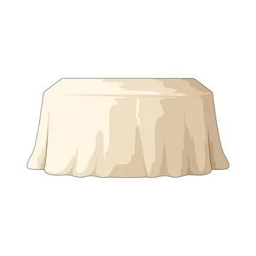 Table cloth illustration Stock Illustration